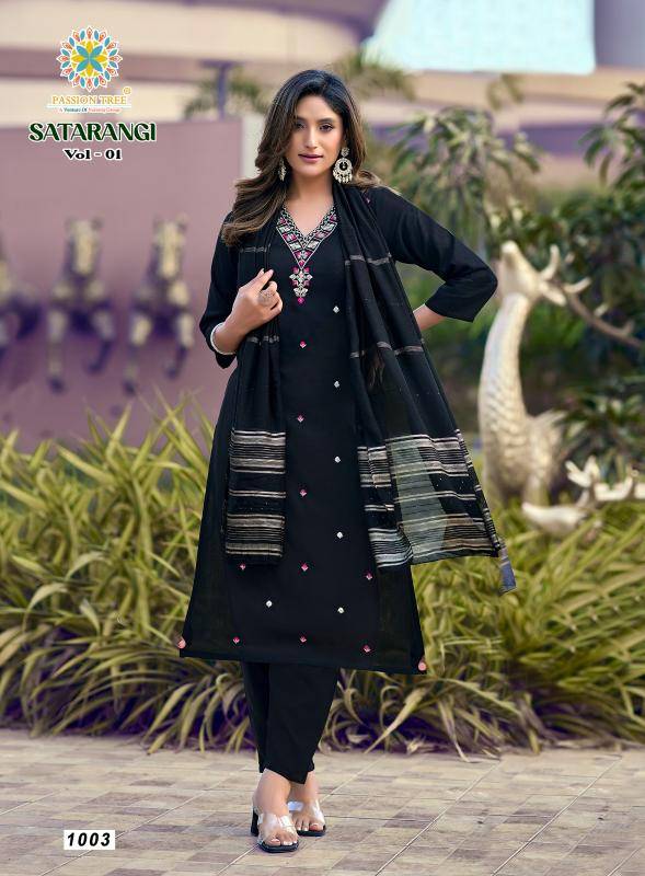 Passion tree satarangi vol-1 Kurti distributors in Ahmedabad